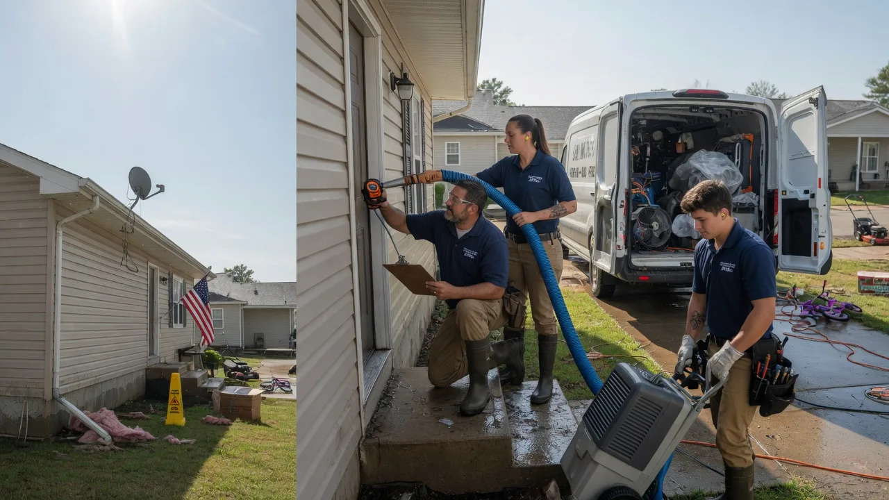 Ceiling Water Damage Restoration in Bowersville, GA near me